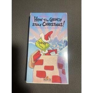 How the Grinch Stole Christmas (VHS, 1990) Holiday Movie Kids Family Dr. Seuss